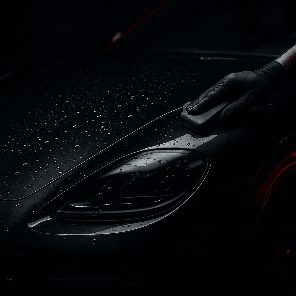 Exterior detailing closeup